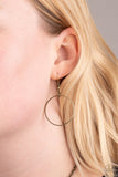 My Ears Are Ringing - Brass Necklace - Paparazzi Accessories Necklace Bedazzle Me Pretty Mobile Fashion Boutique
