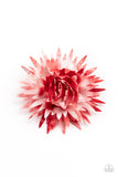 My Favorite Color Is Tie Dye - Red Hair Clip - Paparazzi Accessories Hair Clip Bedazzle Me Pretty Mobile Fashion Boutique