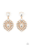 My Good LUXE Charm - Gold Post Earrings - Paparazzi Accessories Post Earrings Bedazzle Me Pretty Mobile Fashion Boutique
