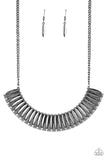 My Main MANE - Black Necklace - Paparazzi Accessories Bedazzle Me Pretty Mobile Fashion Boutique