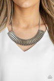 My Main MANE - Silver Necklace - Paparazzi Accessories Necklace Bedazzle Me Pretty Mobile Fashion Boutique