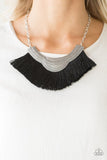 My PHARAOH Lady - Black Necklace - Paparazzi Accessories Necklace Bedazzle Me Pretty Mobile Fashion Boutique