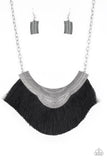 My PHARAOH Lady - Black Necklace - Paparazzi Accessories Necklace Bedazzle Me Pretty Mobile Fashion Boutique