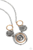 Mysterious Masterpiece - Silver Necklace - Paparazzi Accessories Necklace Bedazzle Me Pretty Mobile Fashion Boutique