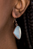 Mystic Mist - Copper Earrings - Paparazzi Accessories Earrings Bedazzle Me Pretty Mobile Fashion Boutique