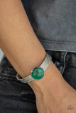 Mystical Magic - Green Bracelet - Paparazzi Accessories Bracelet Bedazzle Me Pretty Mobile Fashion Boutique