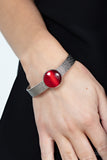 Mystical Magic - Red Bracelet - Paparazzi Accessories Bracelet Bedazzle Me Pretty Mobile Fashion Boutique