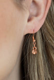 Mystical Majesty - Copper Necklace - Paparazzi Accessories Necklace Bedazzle Me Pretty Mobile Fashion Boutique