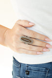 Mystical Mecca - Brown Ring - Paparazzi Accessories Ring Bedazzle Me Pretty Mobile Fashion Boutique