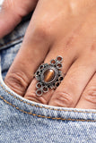 Mystical Mystique - Brown Ring - Paparazzi Accessories Ring Bedazzle Me Pretty Mobile Fashion Boutique