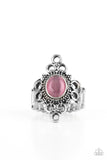 Mystical Mystique - Pink Ring - Paparazzi Accessories Ring Bedazzle Me Pretty Mobile Fashion Boutique