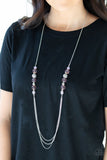 Native New Yorker - Pink Necklace - Paparazzi Accessories Necklace Bedazzle Me Pretty Mobile Fashion Boutique