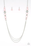 Native New Yorker - Pink Necklace - Paparazzi Accessories Necklace Bedazzle Me Pretty Mobile Fashion Boutique
