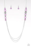 Native New Yorker - Purple Necklace - Paparazzi Accessories Necklace Bedazzle Me Pretty Mobile Fashion Boutique