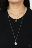 Natural Essence - Pink Necklace - Paparazzi Accessories Necklace Bedazzle Me Pretty Mobile Fashion Boutique