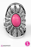 Natural Habitat - Pink Ring - Paparazzi Accessories Ring Bedazzle Me Pretty Mobile Fashion Boutique