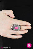 Natural Habitat - Pink Ring - Paparazzi Accessories Ring Bedazzle Me Pretty Mobile Fashion Boutique