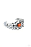 Natural Need - Orange Bracelet - Paparazzi Accessories Bracelet Bedazzle Me Pretty Mobile Fashion Boutique