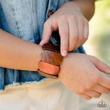 Natural Nirvana - Copper Bracelet - Paparazzi Accessories Bracelet Bedazzle Me Pretty Mobile Fashion Boutique