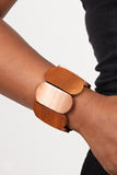 Natural Nirvana - Copper Bracelet - Paparazzi Accessories Bracelet Bedazzle Me Pretty Mobile Fashion Boutique