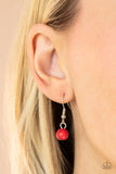 Naturally Essential - Red Necklace - Paparazzi Accessories Necklace Bedazzle Me Pretty Mobile Fashion Boutique