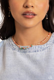 Naturally Notorious - Green Necklace - Paparazzi Accessories Necklace Bedazzle Me Pretty Mobile Fashion Boutique