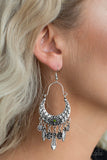 Nature Escape - Green Earrings - Paparazzi Accessories Earrings Bedazzle Me Pretty Mobile Fashion Boutique