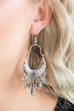 Nature Escape - Red Earrings - Paparazzi Accessories Earrings Bedazzle Me Pretty Mobile Fashion Boutique
