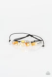 Nature Novice - Yellow Bracelet - Paparazzi Accessories Bracelet Bedazzle Me Pretty Mobile Fashion Boutique