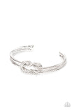 Nautical Grunge - Silver Mens Bracelet - Paparazzi Accessories Mens Bracelet Bedazzle Me Pretty Mobile Fashion Boutique