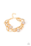 Nautical Mileage - Brown Bracelet - Paparazzi Accessories Bracelet Bedazzle Me Pretty Mobile Fashion Boutique