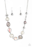 Nautical Nirvana - Silver Necklace - Paparazzi Accessories Necklace Bedazzle Me Pretty Mobile Fashion Boutique