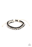 Nautical Nonsense - Black Bracelet - Paparazzi Accessories Bracelet Bedazzle Me Pretty Mobile Fashion Boutique