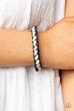 Nautical Nonsense - Black Bracelet - Paparazzi Accessories Bracelet Bedazzle Me Pretty Mobile Fashion Boutique