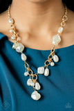 Nautical Nouveau - Gold Necklace - Paparazzi Accessories Necklace Bedazzle Me Pretty Mobile Fashion Boutique