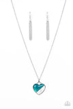 Nautical Romance - Blue Necklace - Paparazzi Accessories Necklace Bedazzle Me Pretty Mobile Fashion Boutique