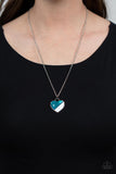Nautical Romance - Blue Necklace - Paparazzi Accessories Necklace Bedazzle Me Pretty Mobile Fashion Boutique