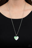 Nautical Romance - Green Necklace - Paparazzi Accessories Necklace Bedazzle Me Pretty Mobile Fashion Boutique