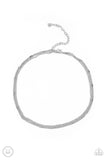 Need I SLAY More - Silver Necklace - Paparazzi Accessories Necklace Bedazzle Me Pretty Mobile Fashion Boutique