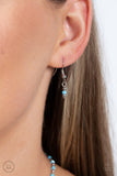 Neon Lights - Blue Necklace - Paparazzi Accessories Necklace Bedazzle Me Pretty Mobile Fashion Boutique