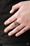 Never LEAF Me - Copper Ring - Paparazzi Accessories Ring Bedazzle Me Pretty Mobile Fashion Boutique