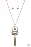 Never ZOO Much - Brass Necklace - Paparazzi Accessories Necklace Bedazzle Me Pretty Mobile Fashion Boutique