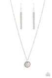 New Age Nautical - Silver Necklace - Paparazzi Accessories Necklace Bedazzle Me Pretty Mobile Fashion Boutique