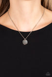 New Age Nautical - Silver Necklace - Paparazzi Accessories Necklace Bedazzle Me Pretty Mobile Fashion Boutique