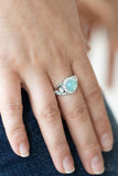 New Age Nirvana - Green Ring - Paparazzi Accessories Ring Bedazzle Me Pretty Mobile Fashion Boutique