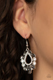 New Age Noble - Silver Earrings - Paparazzi Accessories Earrings Bedazzle Me Pretty Mobile Fashion Boutique