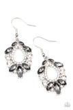 New Age Noble - Silver Earrings - Paparazzi Accessories Earrings Bedazzle Me Pretty Mobile Fashion Boutique