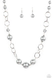 New Age Novelty - Silver Necklace - Paparazzi Accessories Necklace Bedazzle Me Pretty Mobile Fashion Boutique