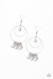New York Attraction - Silver Earrings - Paparazzi Accessories Earrings Bedazzle Me Pretty Mobile Fashion Boutique