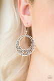 Newport Nautical - Silver Earrings - Paparazzi Accessories Earrings Bedazzle Me Pretty Mobile Fashion Boutique
